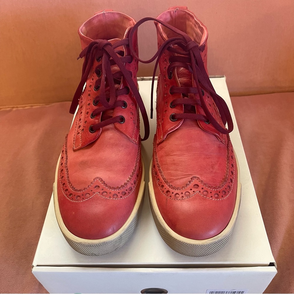 Voile Blanche Tooled High Top Sneakers Eu42